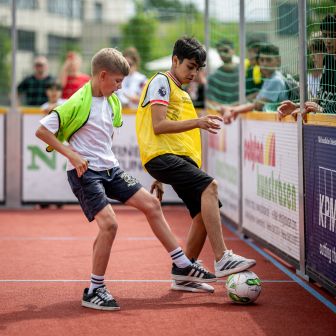 Kampf um den Ballbesitz